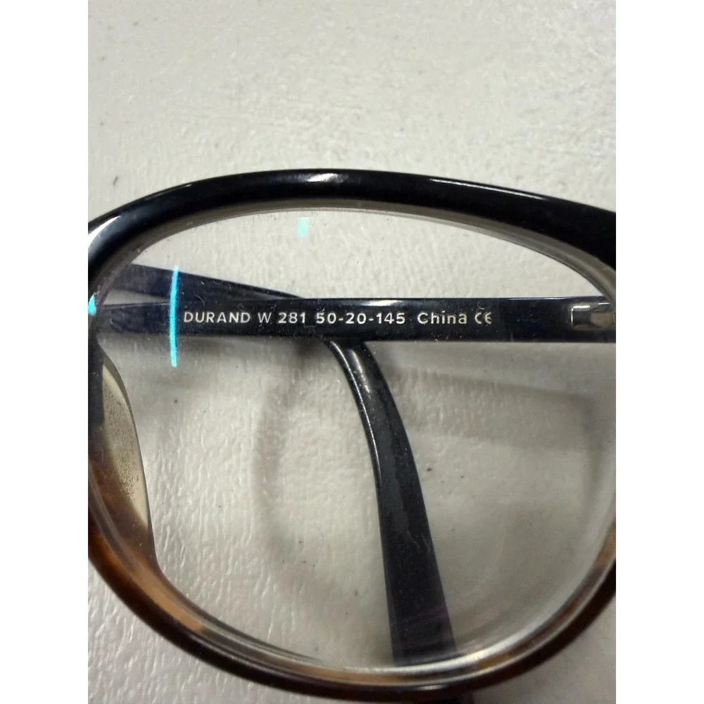 Warby Parker Durand W 281 Eyeglasses Black Tortoise Round Frames 50-20-145